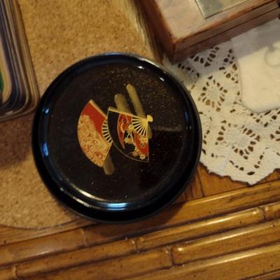 Large Collection of Home Decor Items- Drink Coasters, Glass, Napkin Rings, etc.