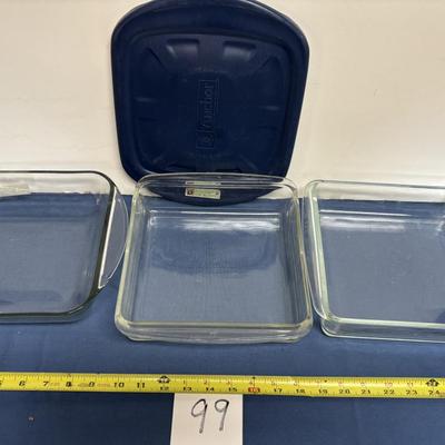 Glass Baking Dish Lot