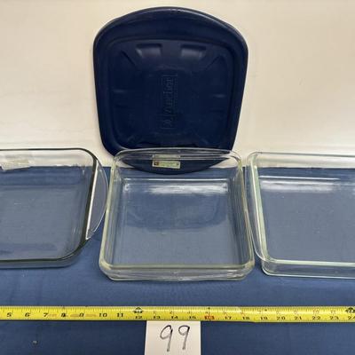 Glass Baking Dish Lot