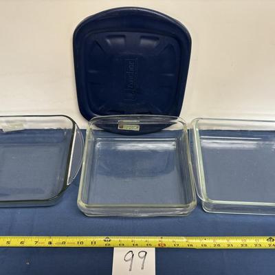 Glass Baking Dish Lot