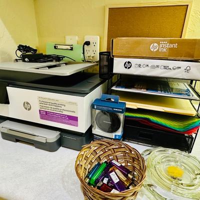 Utility Room - General House hold - Lot #5- office supplies w/ printer