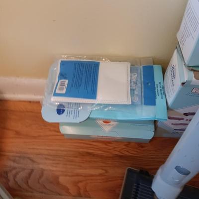 ELECTROLUX CANISTER VACUUM W/RETRACTABLE CORD, MANY BAGS AND FILTERS