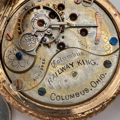 Columbus Watch Co. "Railway King" Pocket Watch