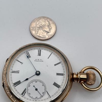 A. W. Co. Waltham Pocket Watch