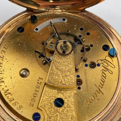 A. W. Co. Waltham Pocket Watch