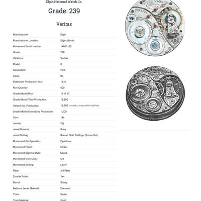 Elgin Pocket Watch