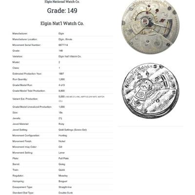 Elgin Pocket Watch