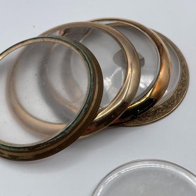 Asst. Pocket Watch Crystals & Rings