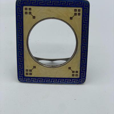 Enameled Pocket Watch Holder