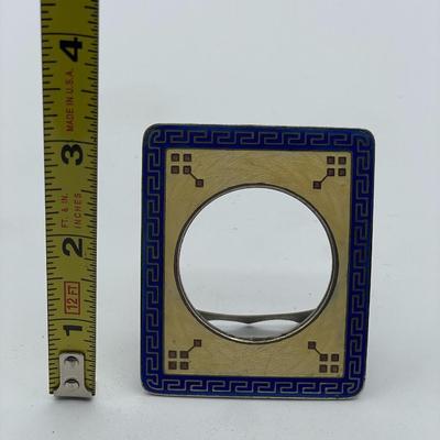 Enameled Pocket Watch Holder