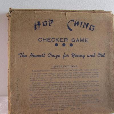 Vintage framed Chinese checkerboard