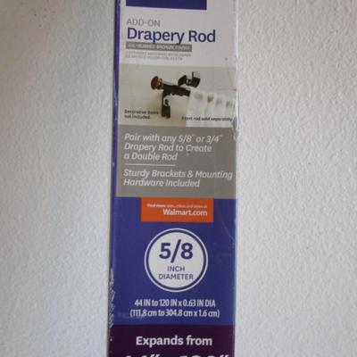 Better Homes & Gardens Drapery rod, black
