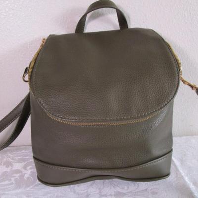Olive green handbag