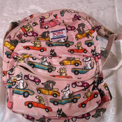 Vera Bradley bag; backpack Bob's by Sketchers; makeup bag LE Sport Sack