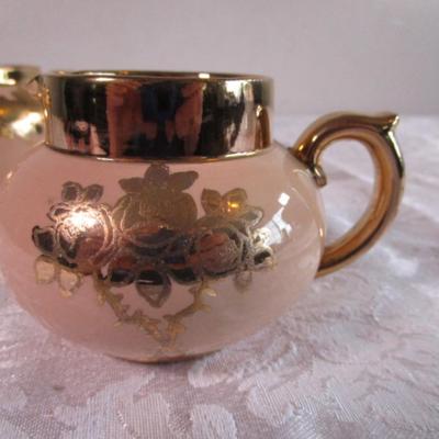 Vintage Winsor Artware creamer & sugar bowl
