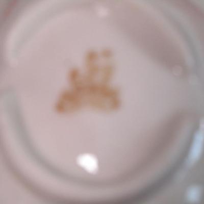 Beelek Irish heart porcelain butter plate