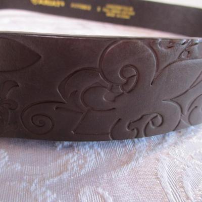 Ariat leather belt, brown