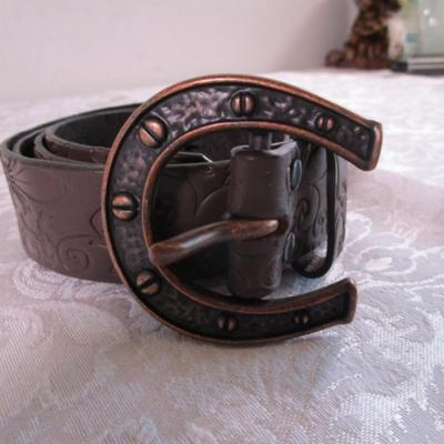 Ariat leather belt, brown