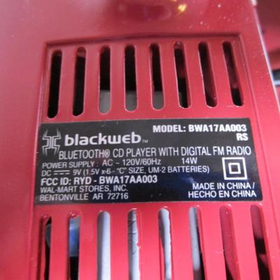 Blackweb CD player/radio
