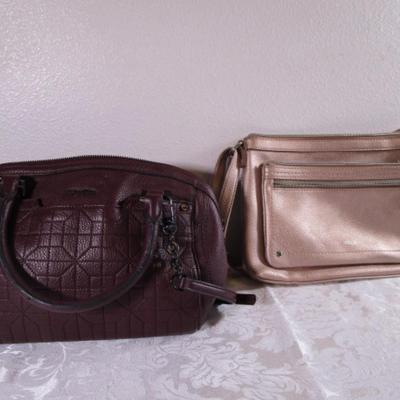 Calvin Klein purse; Relic purse