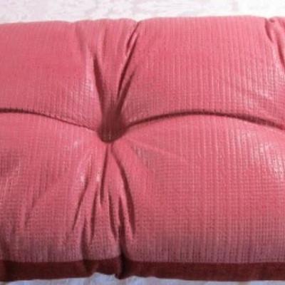 Gripper non-slip chair cushion, burgundy