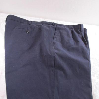 Dockers dress slacks with expanding waistband, navy