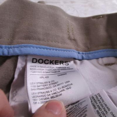 Dockers dress slacks with expanding waistband, tan