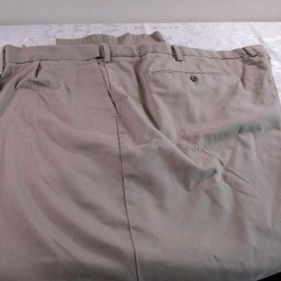 Dockers dress slacks with expanding waistband, tan