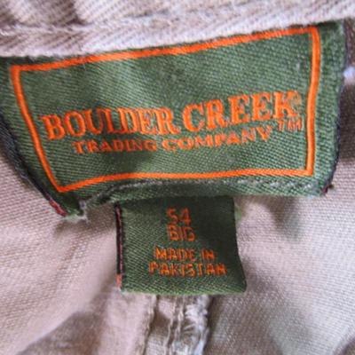 2 pair Boulder Creek cargo shorts, tan