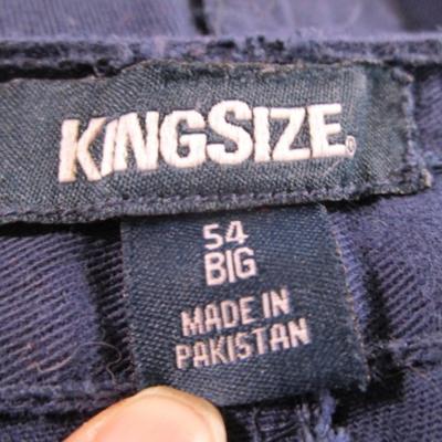 2 pair King Size brand cargo shorts, navy