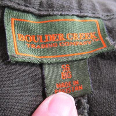2 pair Boulder Creek cargo shorts, 1 tan, 1 green