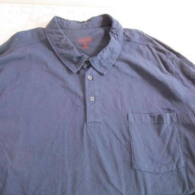 Boulder creek heavy duty navy blue polo shirt