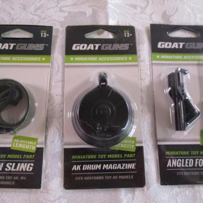 3 Goat Guns miniature accessories (toy)