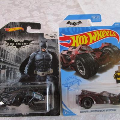 2 Batman Hot Wheels cars