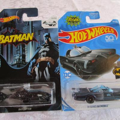2 Batman Hot Wheels cars