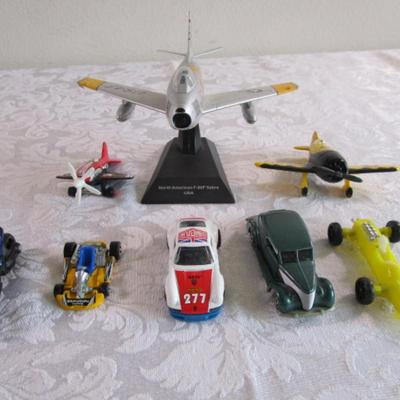 Misc. toy airplanes & cars