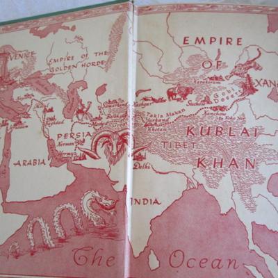 Antique 1953 book, "Caravan to Xanadu, A Novel of Marco Polo"