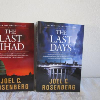 5 Joel C. Rosenburg novels, paperback