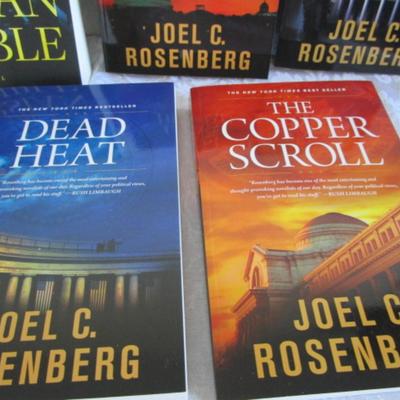 5 Joel C. Rosenburg novels, paperback