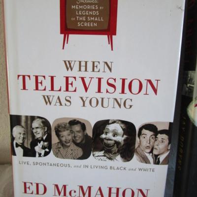 "No Angel", "When Television Was Young", hardback books