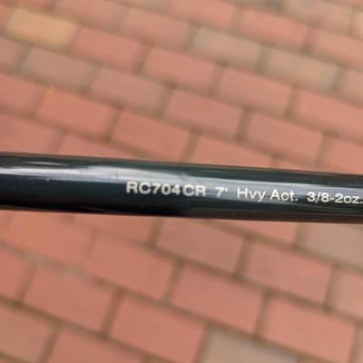 Bass Pro Shop Rick Clunn's Signature Series Rod XPS 7' 3/8 2oz Lure Wt 12-25lb