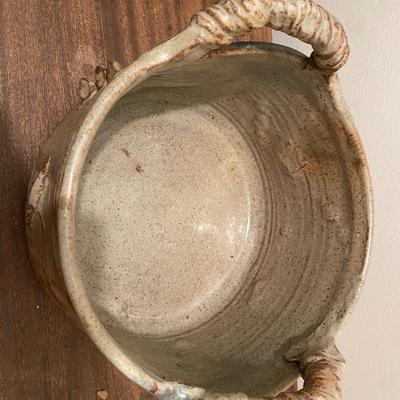 Signed handmade pottery