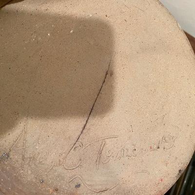 Signed handmade pottery