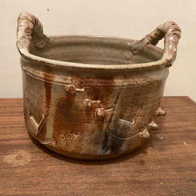 Signed handmade pottery