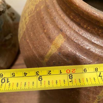 Moon Jar style stoneware studio Pottery