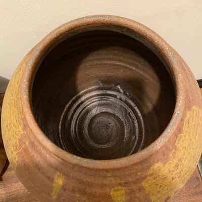 Moon Jar style stoneware studio Pottery