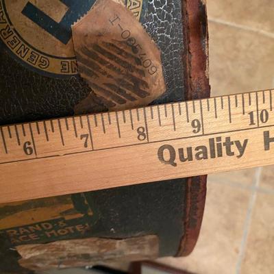 Antique Hat Box Luggage Vintage Stickers
