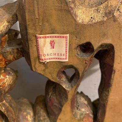 Italian Borghese GiltFruit Basket wall decore