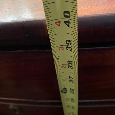 Bow Fronted Mahogany Chest