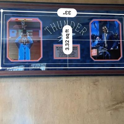 Signed Sporting Memorabilia - OKC Thunder - Kevin Durant